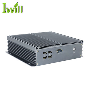 Barebone <strong>System</strong> J1900 Chipset Mini Industrial Fanless PC Dual LAN with Serial <strong>Parallel</strong> Port in Stock - Product Image 4