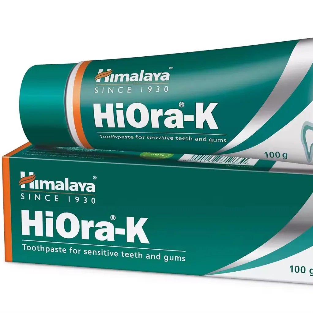 Himalaya Wellness Hiora-K dentifricio a base di erbe per l'igiene orale Himalaya Hiora dentifricio gomma supporto per la salute
