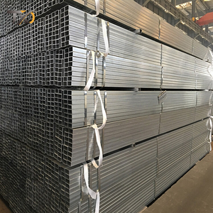 Q235B Q195 Hot Dipped Andaimes Tubo galvanizado quadrado retangular Steel Tube <span class=keywords><strong>Pipe</strong></span> para construção