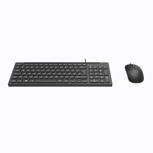 ドイツのレイアウト有線コンピューターキーボードとマウスコンボ95キーWin7/8/10 Vistaと互換性のある2つの領域AIO、デスクトップ - Product Image 3