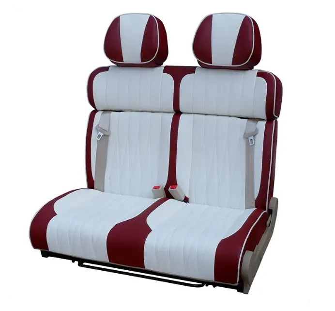 Fábrica de China, caravana, furgoneta plegable, asiento para dos personas, dos asientos de sofá, se despliegan como asiento de cama