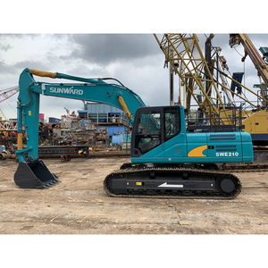 Great Condition Sunward SWE60E Thumb Original Brand Used Secondhand Excavator Hydraulic Crawler Excavators Diggers