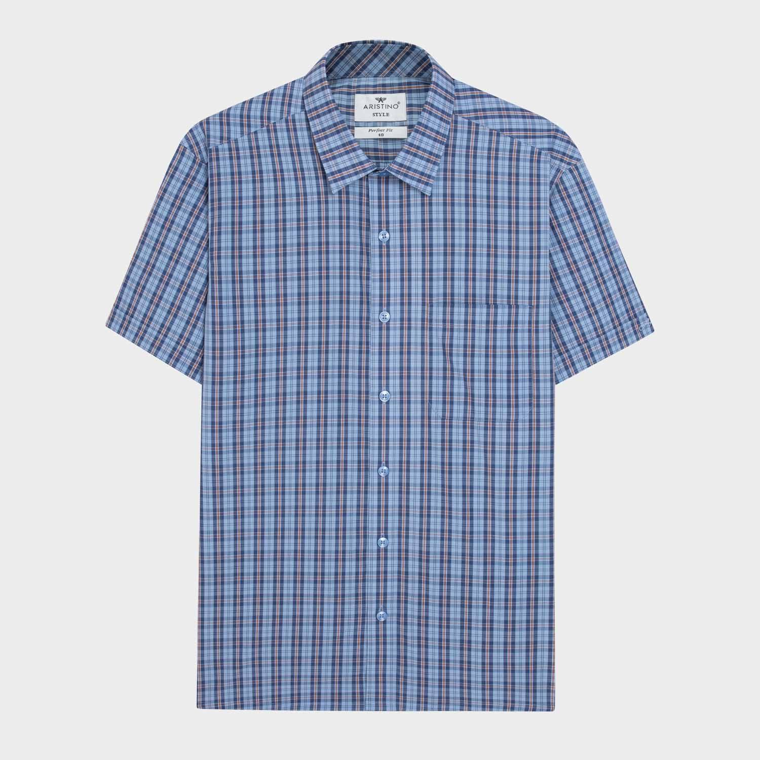 สีฟ้ามีแถบสีน้ำตาล