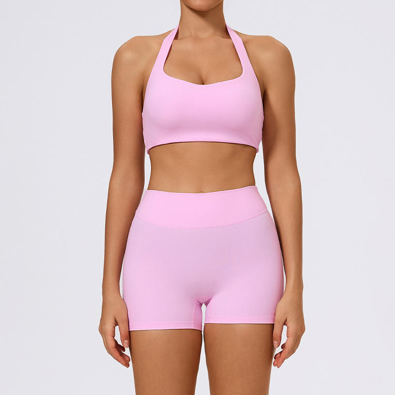Bra1+Shorts Rosa