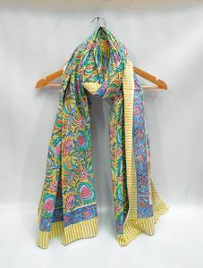 בוהו מעצב נשים ללבוש כותנה טרנדים מודפסים trending sarong prao הודי בלוק הדפסה רב צבע החוף
