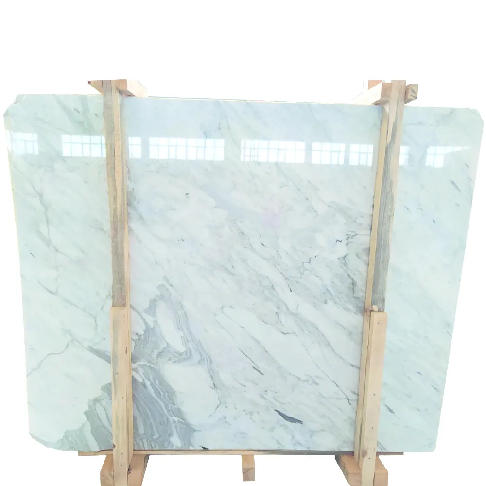 2023 Turkish Calacatta White Marble Slab Honed Polished cut to size Made in Turkey Top Quality Luxury Stone Villa Decorations