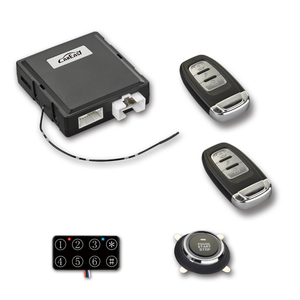 PKE Smart <strong>Key</strong> Car Alarm Keyless <strong>Push</strong> <strong>Button</strong> <strong>Start</strong> System with Remote Engine <strong>Start</strong> and Shock Sensor - Product Image 1
