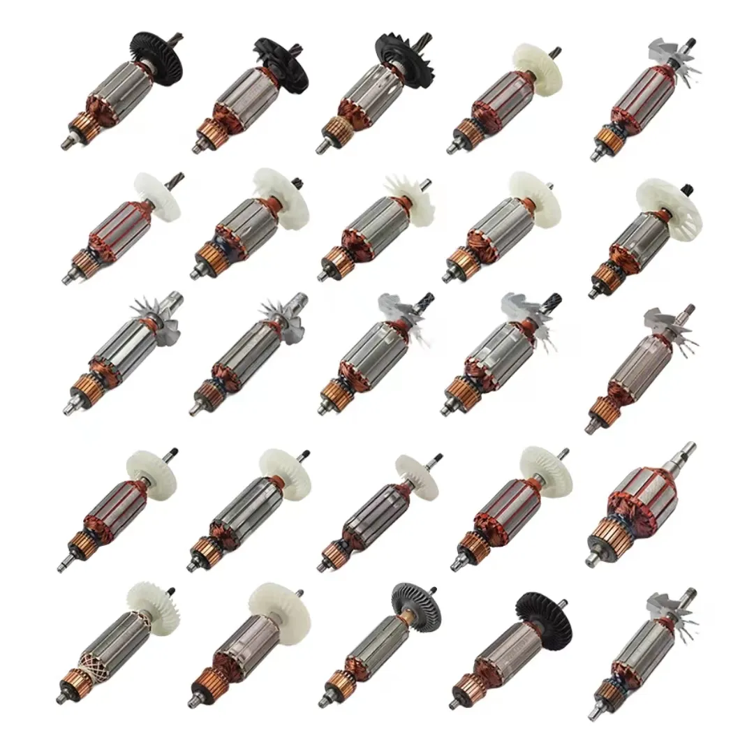 Tutti i tipi di utensili elettrici armatura rotori smerigliatrice angolare pezzi di ricambio per utensili elettrici