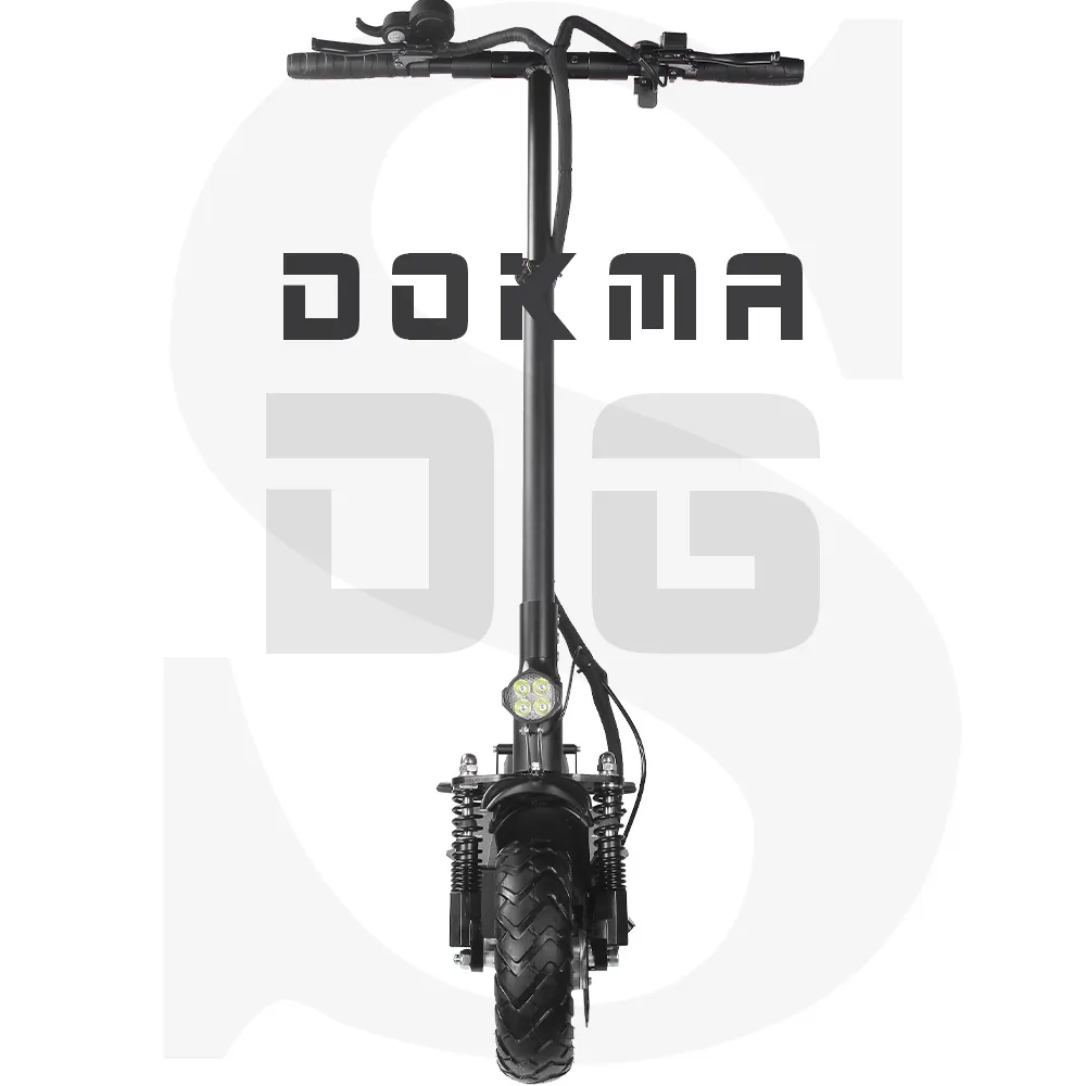 DOKMA 10 Pulgadas DGS 48V Batería de Litio 48V 2400W Motor Dual 20ah 65 Km/H Scooter Eléctrico Diario