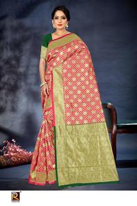 Ronisha fashion d.no-122 banarasi Indian saree wholesale market - Product Image 2