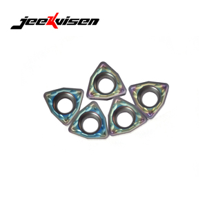 WCMX040208-SF tf618 jeekvisen <span class=keywords><strong>tungsten</strong></span> <span class=keywords><strong>carbide</strong></span> U khoan chèn indexable OEM siêu cứng CNC Công cụ Cắt - Product Image 2