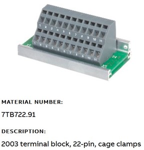 7TB722.91 B&amp;R Series 2003 <strong>Terminal</strong> <strong>Block</strong>, Brand-new, Original Packaging - Product Image 2