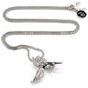 Adalet meleği kolye buz Righteous güç Archangel misilleme kolye kolye koruma ve yargı kombine karşılar - Product Image 6