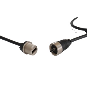 工业防水IP67 HDMI 2.0显示端口连接器4k高清电视摄像机电脑面板安装 - Product Image 2