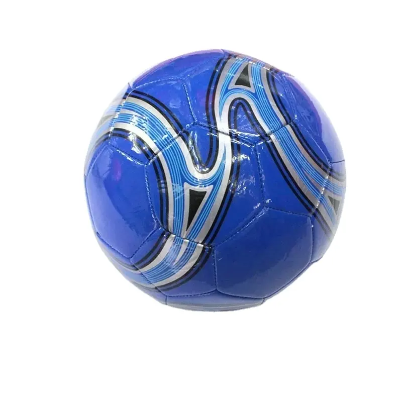 Pallone da calcio in PVC di dimensioni ufficiali di qualità da allenamento con Logo personalizzato stampato calcio per la partita