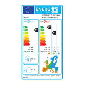 Kẹo biến tần gió loạt điều hòa không khí Wi-Fi tích hợp gas R-32 A ++ Power 12000 Btu/h gói 1 - Product Image 5