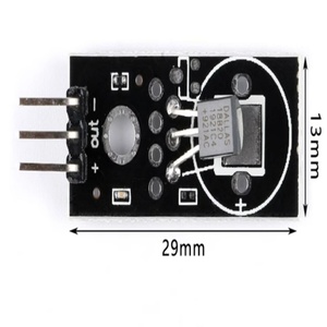 FYX Stock DS18B20 Módulo de sensor de medición de temperatura 18b20 Módulo de temperatura Bus Único Digital Compatible ARDUINO Board DC3 ~ 5V