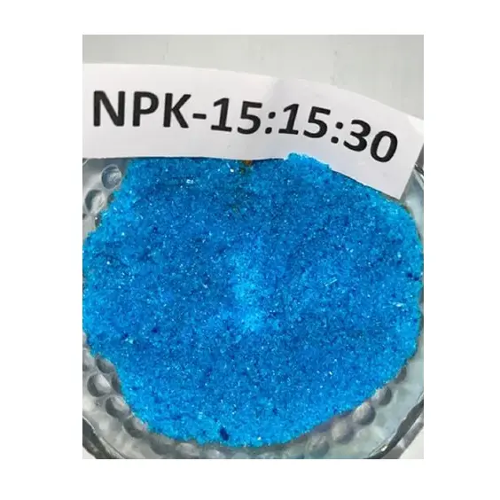 NPK-fertilizante soluble en agua para plantas y jardinería, 15-15-30