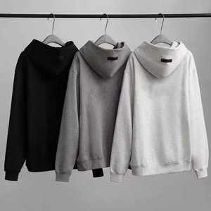 High Quality Men's Double-layer Pullover Hoodie 100% Cotton Fabric Winter <strong>Open</strong> Toe Printing Puffing Technology Essential Hoodie - Product Image 3