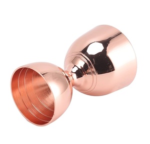 Ev mutfak eşyaları için en şık bakır Jigger Barware kullanımı bakır Jigger bira bardağı kokteyl karıştırıcı şarap karıştırma Jigger - Product Image 6