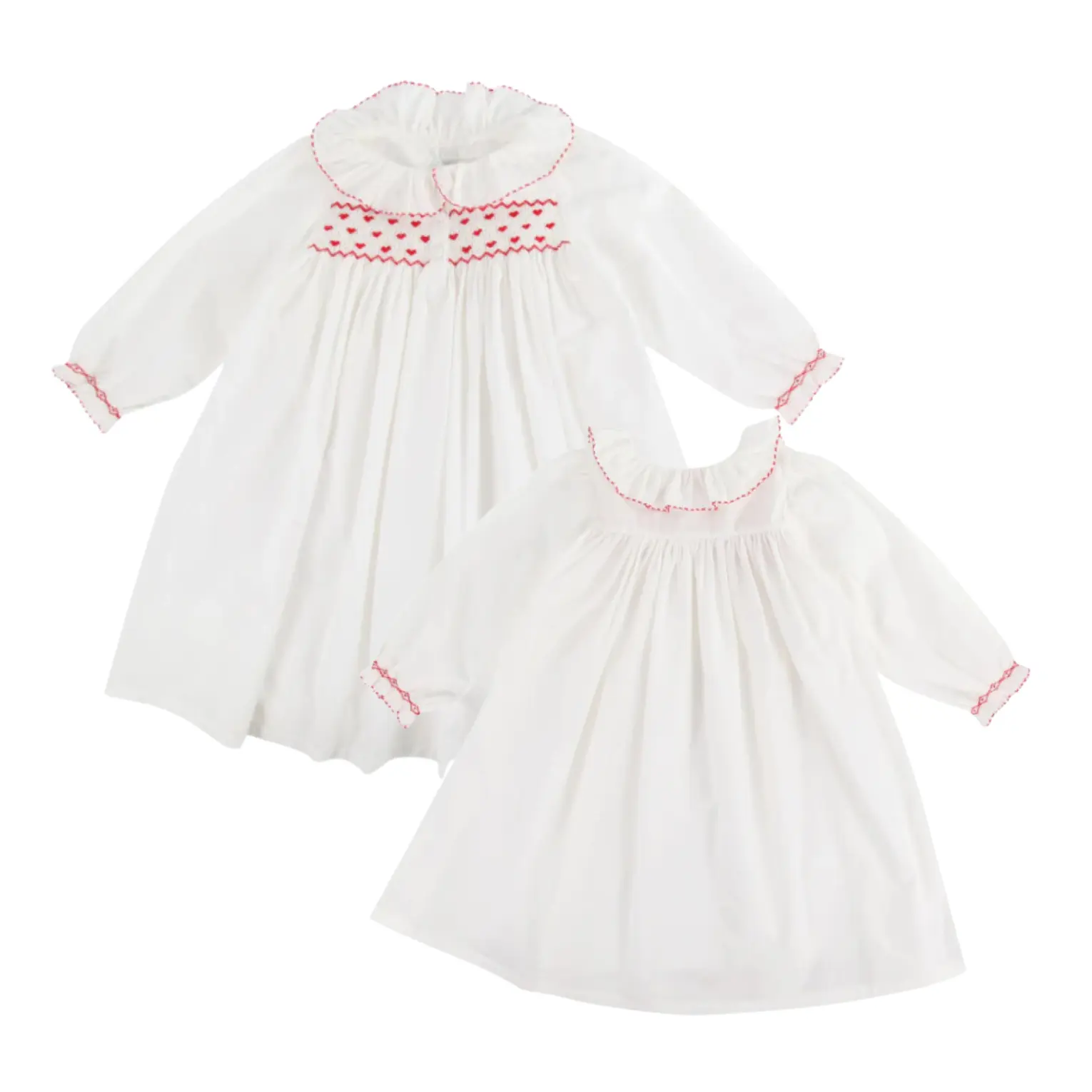 Wholesale Hight Quality Children Clothes Girl Smocked Dress Pajamas From 2M To 12Y Soft Comfortable Long Vietnam Manufacture