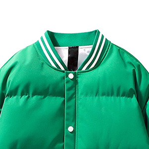 Windproof số lượng lớn Nhà cung cấp Nhà Máy Giá chấp nhận biểu tượng tùy chỉnh của nam giới Varsity puffer giải mã puffer Áo khoác bán buôn - Product Image 4