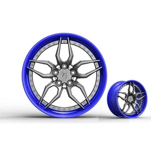 Wholesale Customized <strong>18</strong> 20 22 Inch Aluminum Forged Car Wheels Chrome <strong>Titanium</strong> Color Car Wire Rims Low Price Passenger Car Wheels - Product Image 4