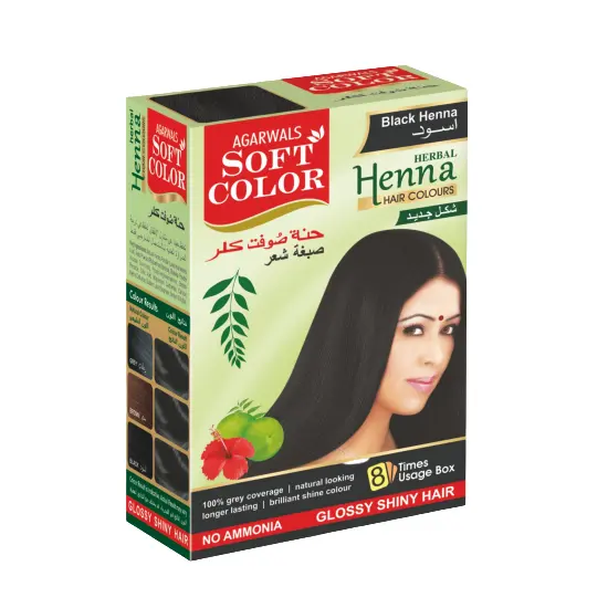 Henna negra Natural a base de hierbas, con cobertura de larga duración y 100% gris, Color de cabello, los mejores y más vendidos, de los indios