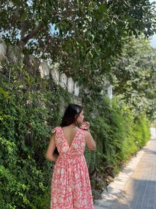 夏季秋季女式印花合身 & 喇叭形Anarkali <span class=keywords><strong>Kurta</strong></span>复古缎面马克西连衣裙可洗粘胶人造丝