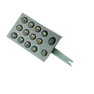 Teclado de interruptor de silicona resistente al agua de alta calidad, Panel de superposición gráfica de alto Control, botón de teclado de membrana - Product Image 4
