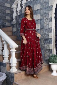 インドのボリウッドクルタクルティデザイナー女性エスニックドレストップチュニックパキスタン - Product Image 4