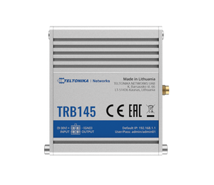 Teltonika TRB145 ligero y potente RS485 a 4G LTE Cat1 IoT gateway SMS control Firewall abierto VPN RMS... FOTA IPsec - Product Image 4