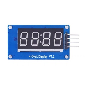0.36 "4 haneli tüp LED Segment ekran modülü kırmızı TM1637 sürücü çip tüp saat segmentli lcd ekran