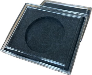 40MM Clear Square <strong>Coin</strong> Capsule <strong>Box</strong> <strong>Coin</strong> Holder <strong>Coin</strong> Display Case Made in Taiwan - Product Image 4