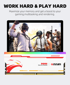 Kissin <span class=keywords><strong>RAM</strong></span> RGB DDR5 PC Bộ nhớ UDIMM 16GB 6000Mhz DDR5 <span class=keywords><strong>Ram</strong></span> cho máy tính để bàn 288pin 1.2V DDR5 <span class=keywords><strong>Ram</strong></span> 16GB 32GB cho máy tính chơi game - Product Image 5