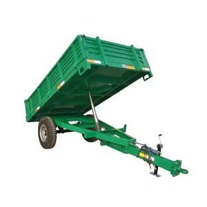农业拖拉机8轮农用自卸拖车单轴液压倾卸拖车箱拖车10吨 - Product Image 6