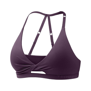 Front Twist Criss-Cross Padded Workout Tank Tops Stretch Sports Bra Running <strong>Yoga</strong> Strappy Breathable Fitness QUICK DRY Sport Bra