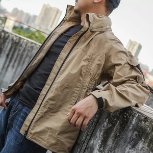 批发定制黑色防撕裂户外训练夹克快干长袖连帽衣领尺寸<span class=keywords><strong>6XL</strong></span>