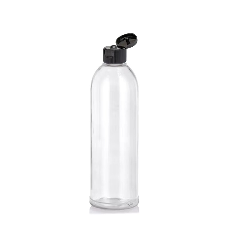 bottle with flip top cap