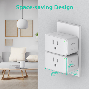 Akıllı ev wifi 1800w app kontrol FCC sertifikalı Alexa/Google/homekit ses kontrolü akıllı İngiltere/ab/abd plug - Product Image 3