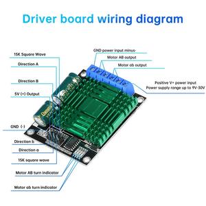 9V-30V 60A doppio PWM DC motore Driver modulo regolatore di velocità ad alta potenza H-Bridge regolatore di velocità del motore modulo Driver - Product Image 3