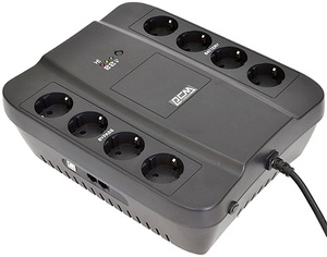 UPS fuera de línea monofásico de 1000VA con 8 enchufes y reemplazo de batería de fácil intercambio Entrada de CA y salida de CC Pantalla LED/LCD - Product Image 3