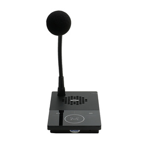 Ventana Altavoz Intercomunicador micrófono Barato Intercomunicador de doble vía Banco de vidrio Ventana eléctrica Contador Intercomunicador Empresa Oficina de correos - Product Image 2
