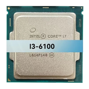 中古CPU i3-6100 6gen Intel i3 i5 i7 6100 6500 6700デスクトップCPU PCプロセッサ - Product Image 1