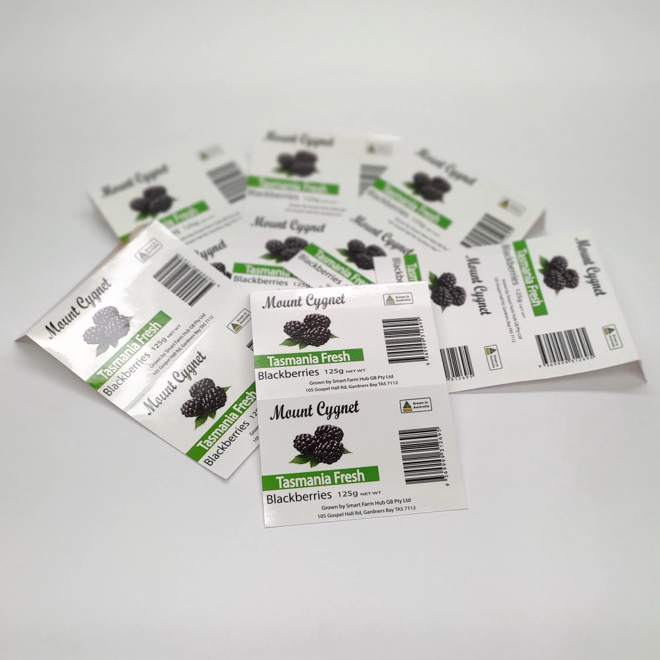 Etiquetas De Recipiente De Alimento Adesivo Forte Adesivos De Frutas Impermeáveis Para Embalagem De Plástico Exterior Anti Scratch Barcode Sticker