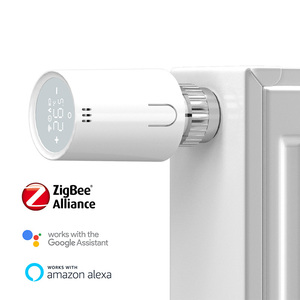 Zigbee termostato per il riscaldamento accurato del radiatore WiFi telecomando e Display LCD ABS e PC materiale per uso appartamento - Product Image 1