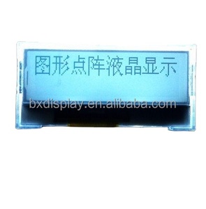 Display grafico 128x32 con schermo LCD da 3.2 pollici con sfondo grigio negativo e saldatura con testo bianco richiesto - Product Image 1