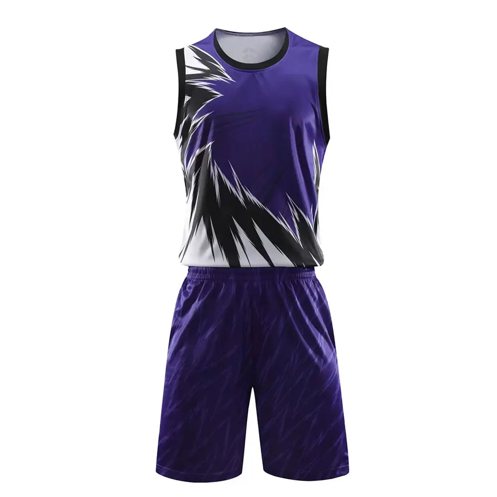 최신 디자인 맞춤 제작 남자 농구 유니폼 민소매 스포츠웨어 남자 농구 유니폼