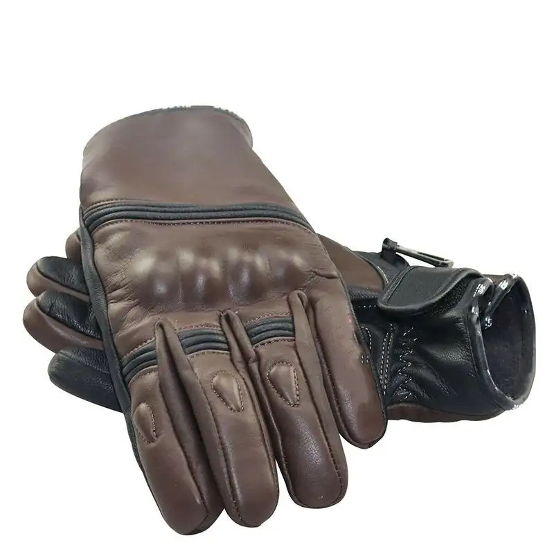 Sarung tangan kulit motor manufaktur baru sarung tangan motor produk keselamatan luar ruangan