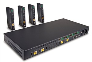 Высококачественный Новый 4K60 для HDMI Matrixx Extender Cat6 150 м Диапазон 4x4 HDBaseT Extender Digital Signage дисплеи модель 38345 - Product Image 2